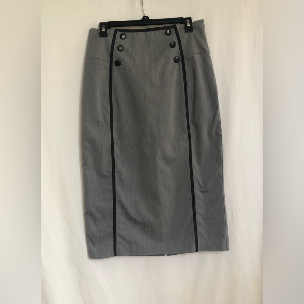 Grey Worthington Pencil Skirt